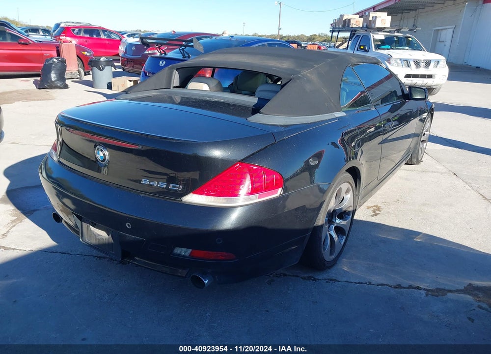 2005 BMW 645CI VIN: WBAEK73425B327631