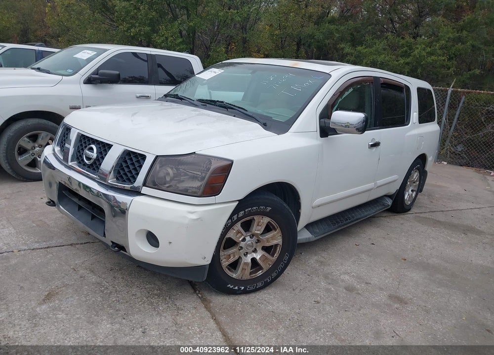 2004 NISSAN PATHFINDER ARMADA LE VIN: 5N1AA08B74N712694