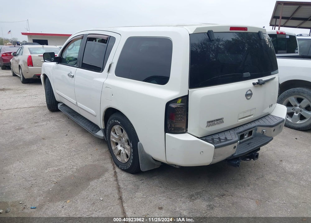2004 NISSAN PATHFINDER ARMADA LE VIN: 5N1AA08B74N712694