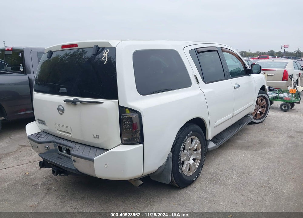 2004 NISSAN PATHFINDER ARMADA LE VIN: 5N1AA08B74N712694