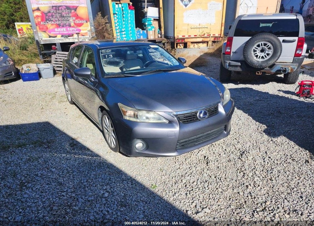 2013 LEXUS CT 200H VIN: JTHKD5BH5D2128854
