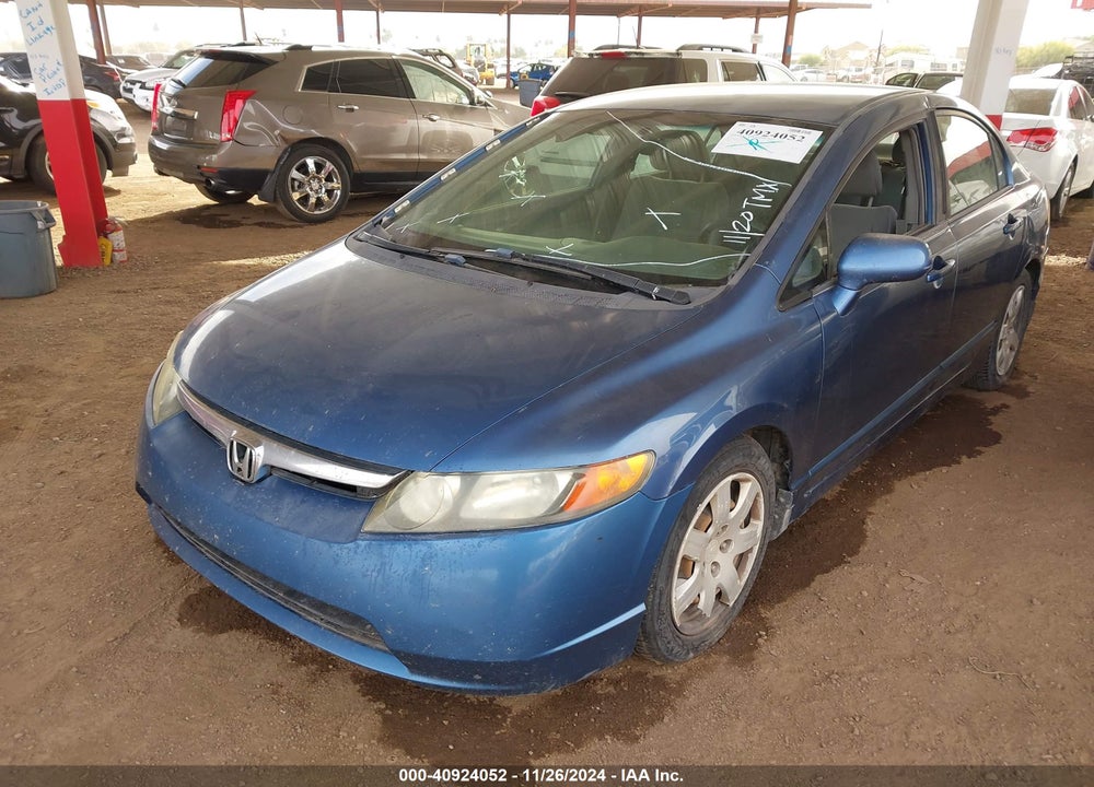 2007 HONDA CIVIC VIN: 1HGFA16547L128624