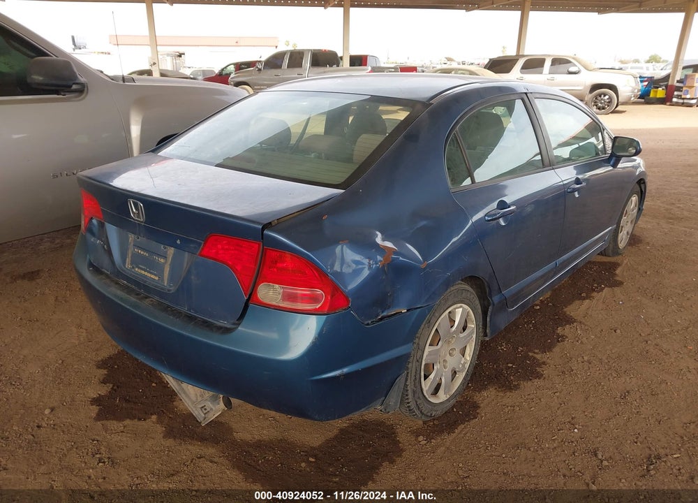 2007 HONDA CIVIC VIN: 1HGFA16547L128624