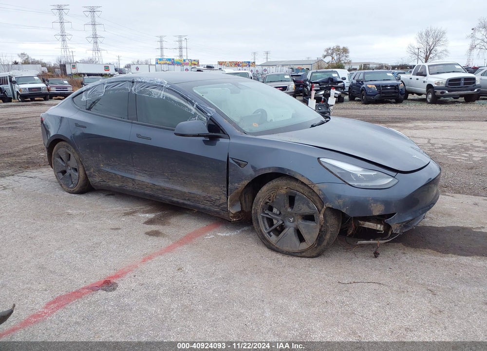 2022 TESLA MODEL 3 LONG RANGE DUAL MOTOR ALL-WHEEL DRIVE VIN: 5YJ3E1EB2NF264165