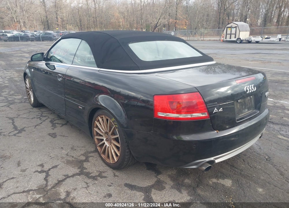 2009 AUDI A4 3.2 SPECIAL EDITION VIN: WAUDH48H09K008500