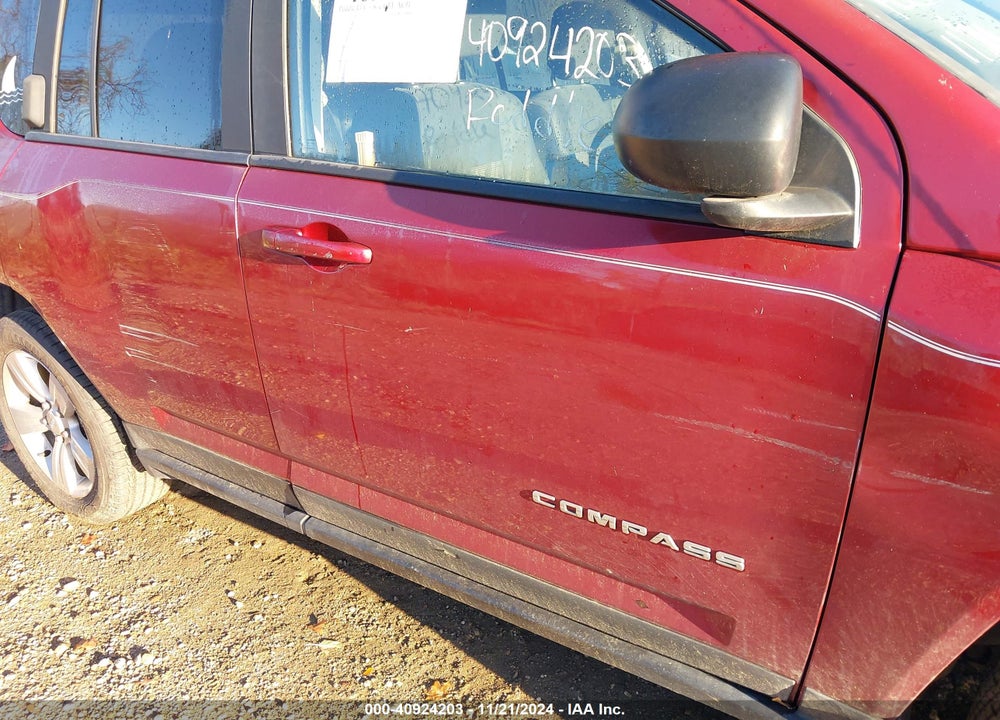2012 JEEP COMPASS LATITUDE VIN: 1C4NJCEB5CD623559