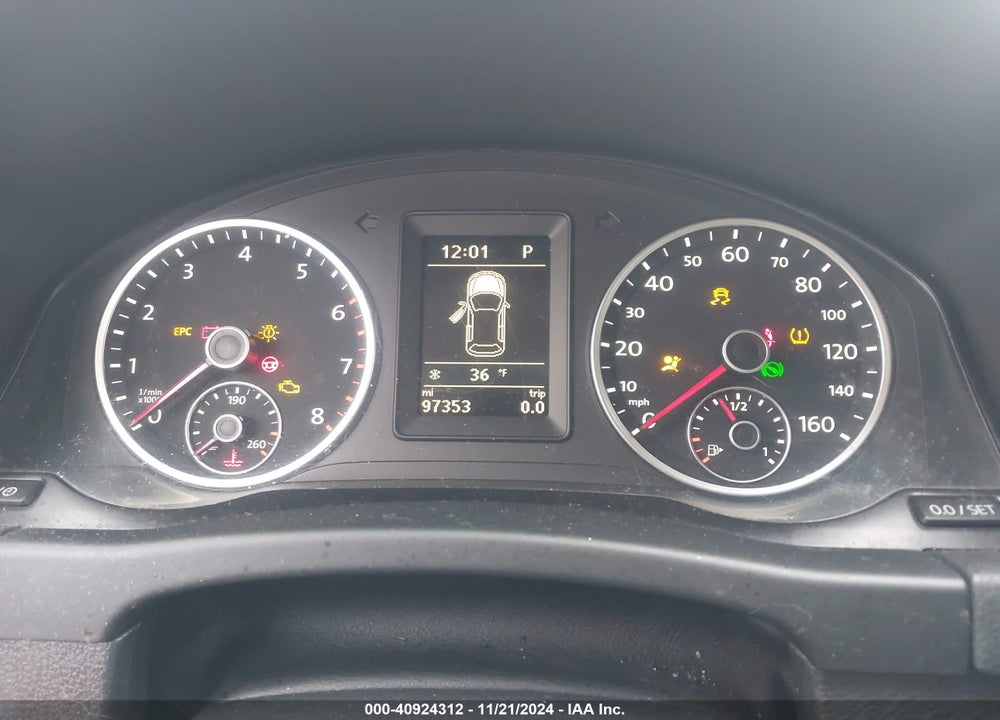 2013 VOLKSWAGEN TIGUAN S VIN: WVGBV7AX9DW546499