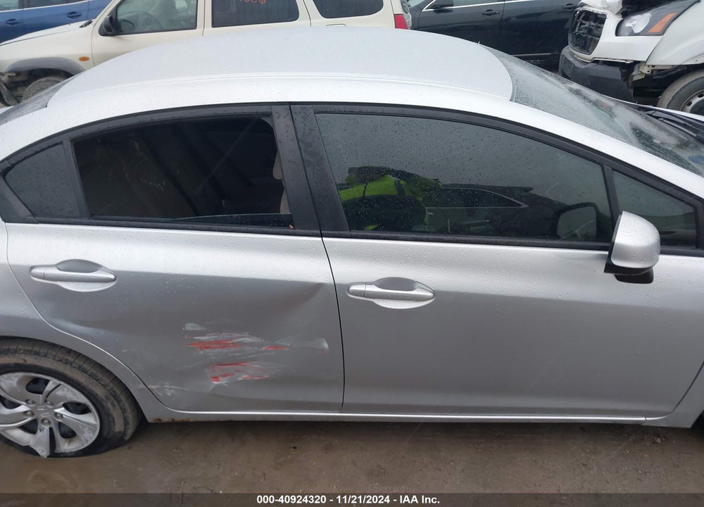 2013 HONDA CIVIC LX VIN: 19XFB2F54DE094206