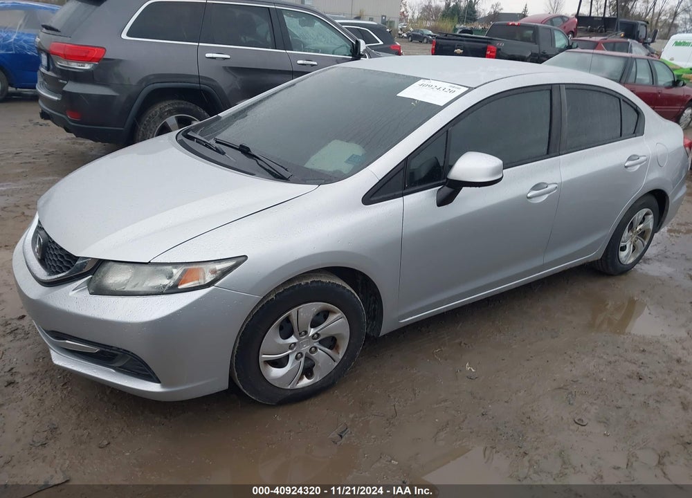 2013 HONDA CIVIC LX VIN: 19XFB2F54DE094206