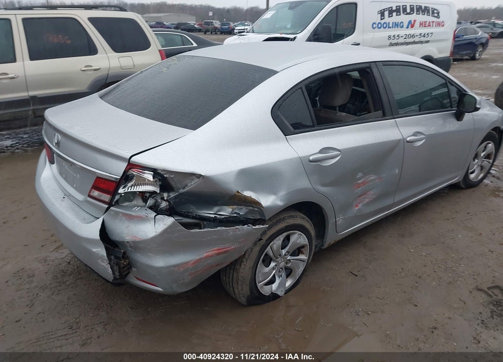 2013 HONDA CIVIC LX VIN: 19XFB2F54DE094206