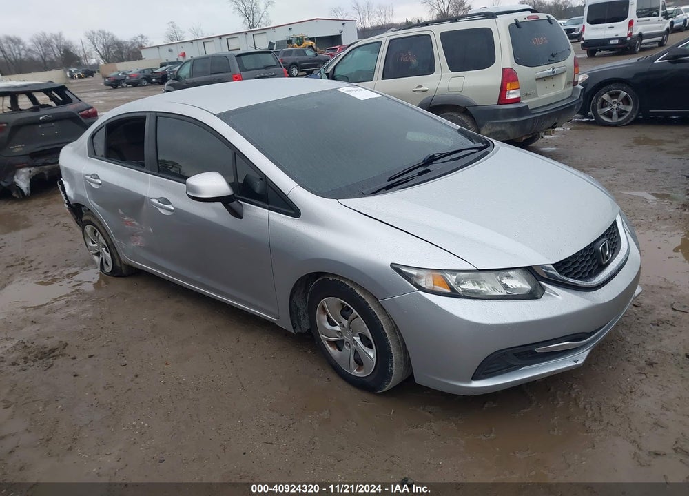 2013 HONDA CIVIC LX VIN: 19XFB2F54DE094206