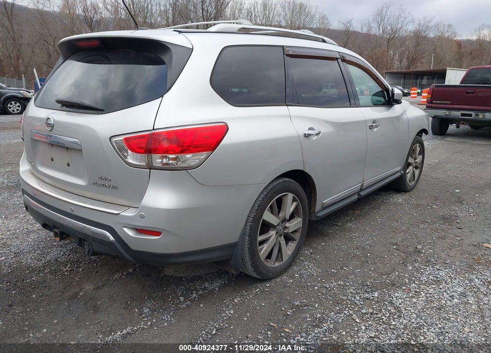 2014 NISSAN PATHFINDER PLATINUM VIN: 5N1AR2MM9EC680758