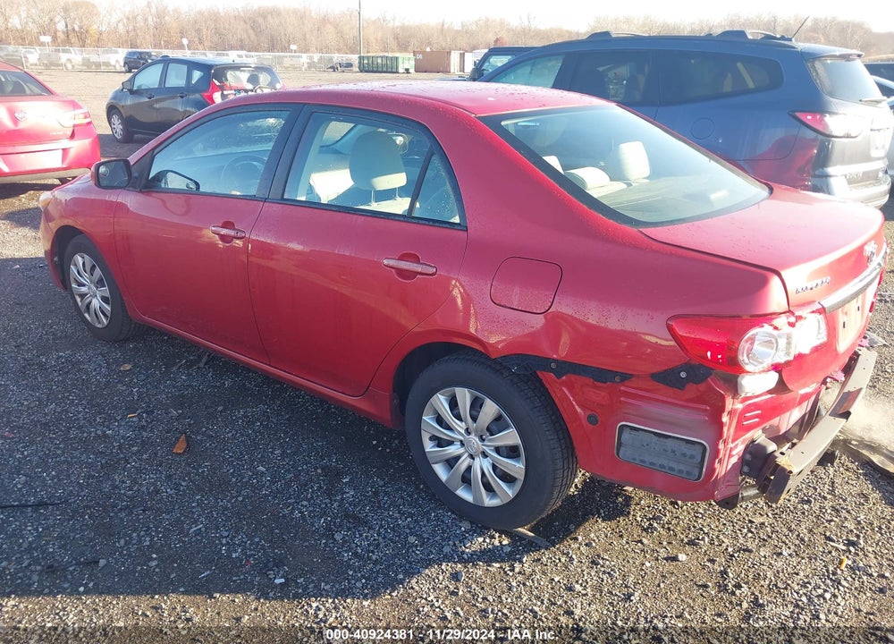 2012 TOYOTA COROLLA LE VIN: 2T1BU4EE3CC789022