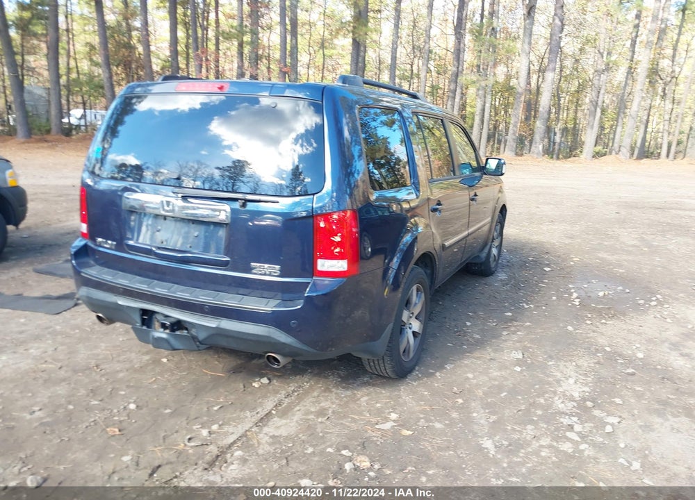 2012 HONDA PILOT TOURING VIN: 5FNYF4H94CB020835