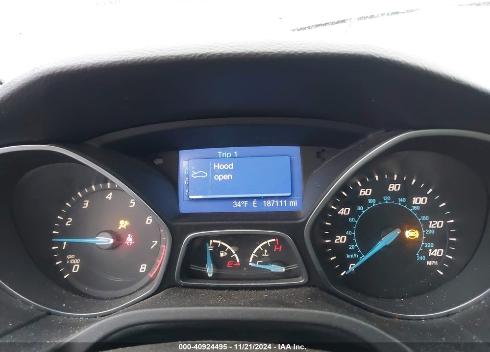 2013 FORD FOCUS SE VIN: 1FADP3F22DL312628