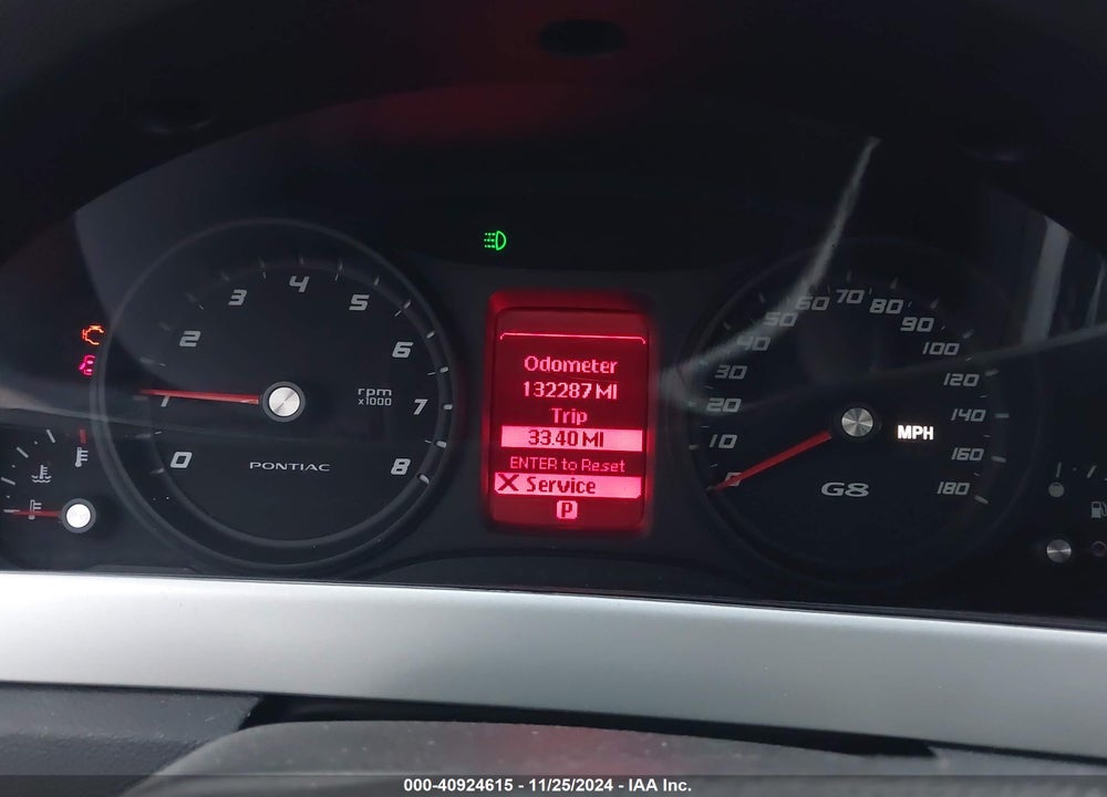 2009 PONTIAC G8 VIN: 6G2ER57719L190602