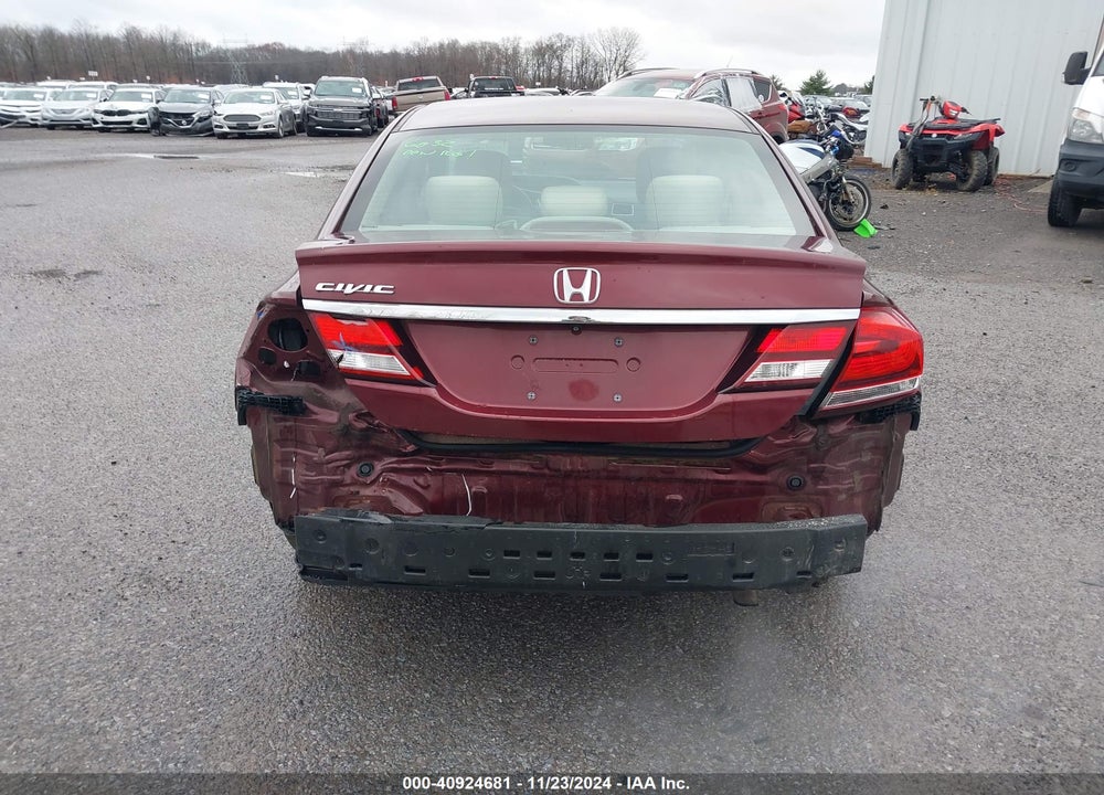 2013 HONDA CIVIC LX VIN: 2HGFB2F51DH563449