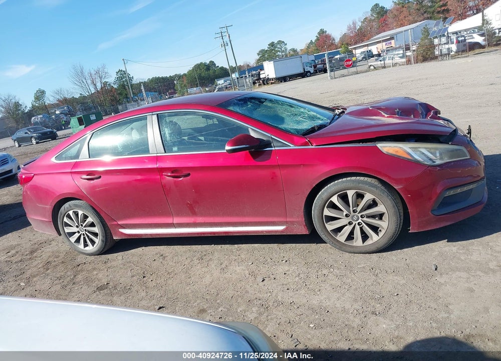 2015 HYUNDAI SONATA SPORT VIN: 5NPE34AF4FH063623