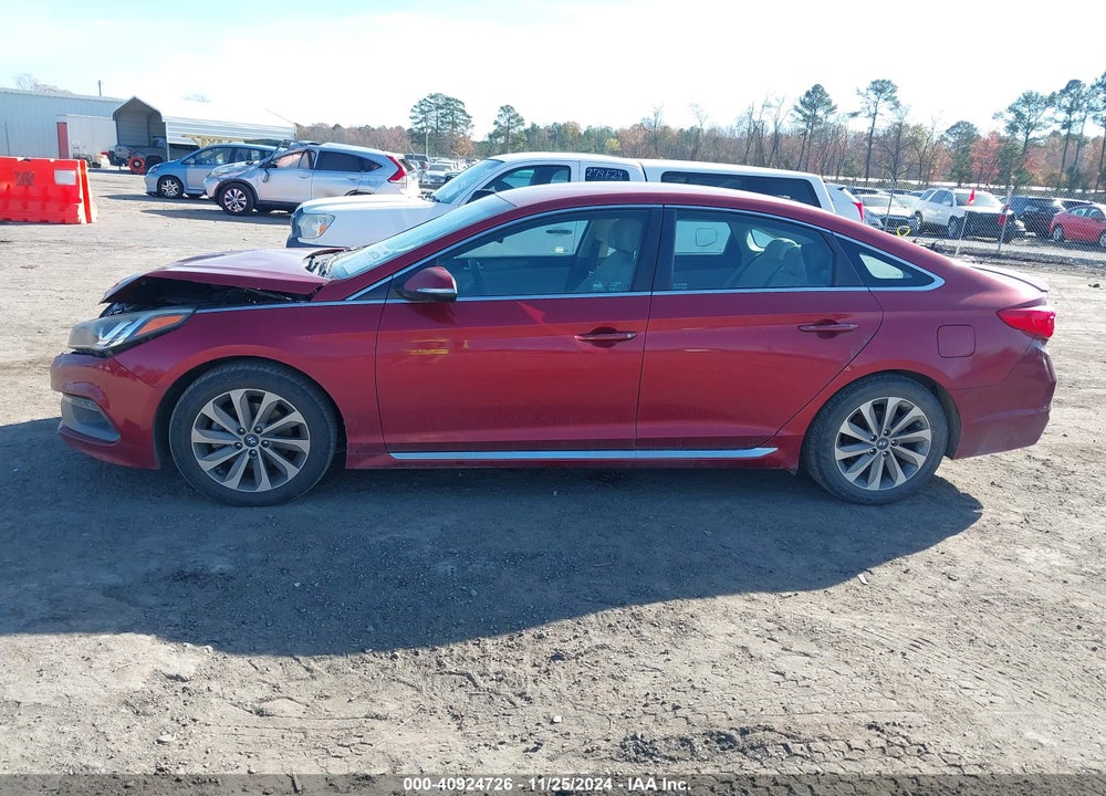 2015 HYUNDAI SONATA SPORT VIN: 5NPE34AF4FH063623