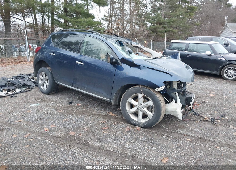 2009 NISSAN MURANO SL VIN: JN8AZ18U89W001595