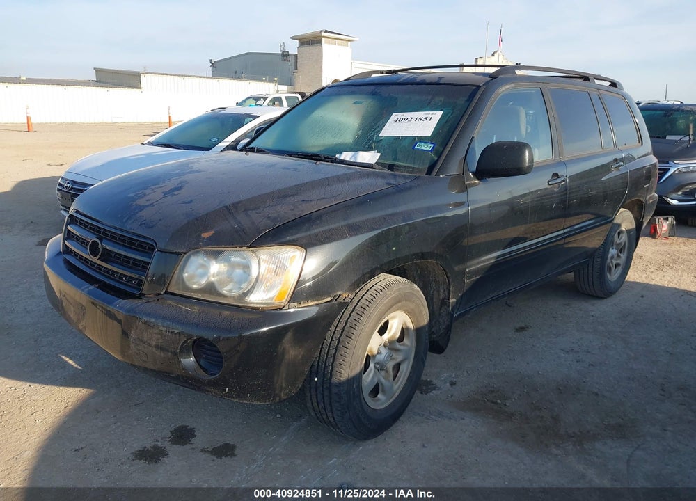 2002 TOYOTA HIGHLANDER V6 VIN: JTEGF21A220070467