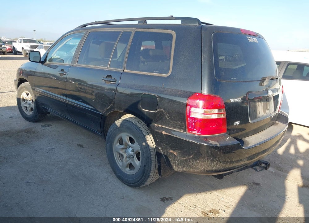 2002 TOYOTA HIGHLANDER V6 VIN: JTEGF21A220070467