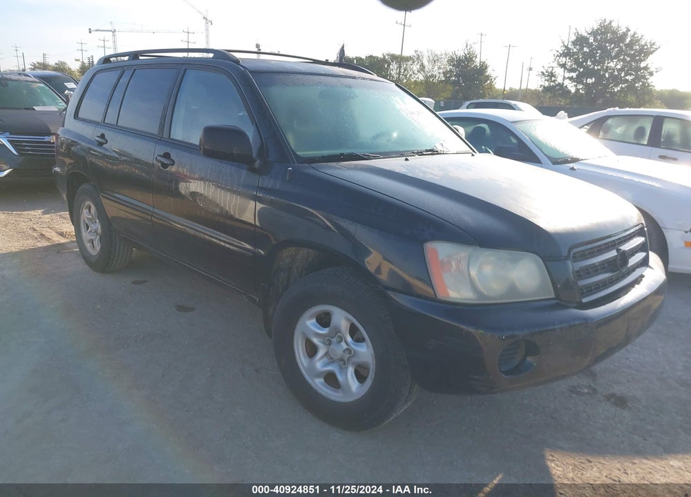 2002 TOYOTA HIGHLANDER V6 VIN: JTEGF21A220070467