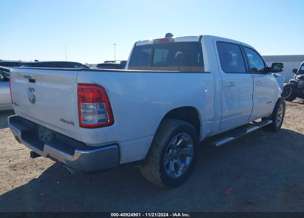 2019 RAM 1500 BIG HORN/LONE STAR 4X4 5'7 BOX VIN: 1C6SRFFT8KN626041