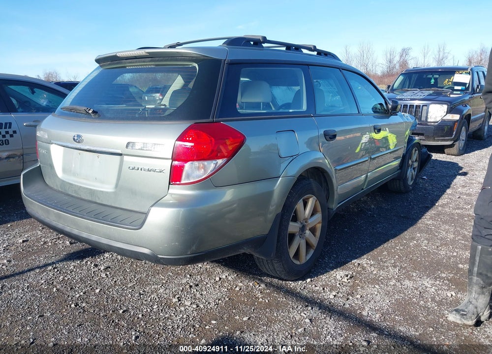 2009 SUBARU OUTBACK VIN: 4S4BP61C597347243