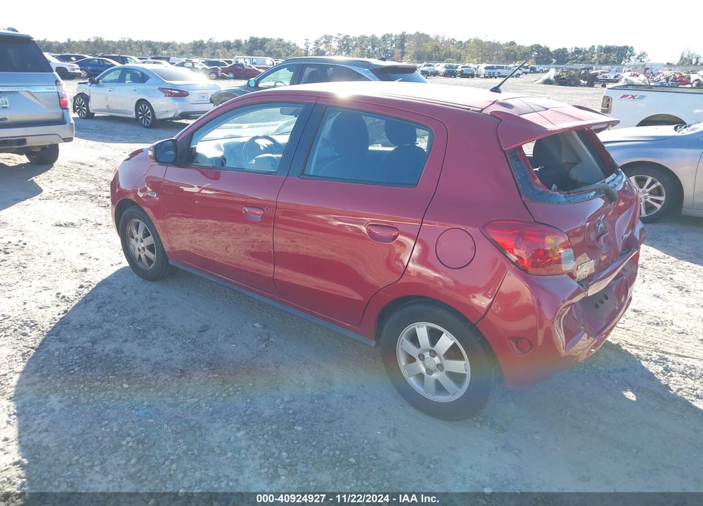 2015 MITSUBISHI MIRAGE ES/RF VIN: ML32A4HJ1FH005148