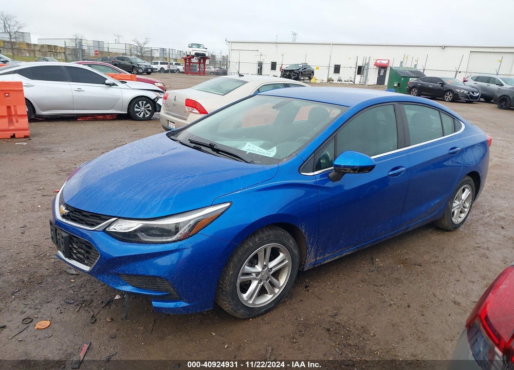 2016 CHEVROLET CRUZE LT AUTO VIN: 1G1BE5SM5G7252750