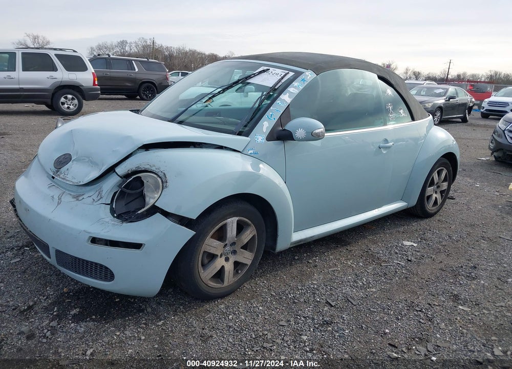 2006 VOLKSWAGEN NEW BEETLE VIN: 3VWRF31Y46M325443