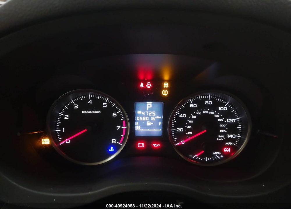 2015 SUBARU IMPREZA VIN: JF1GPAA62FH283097