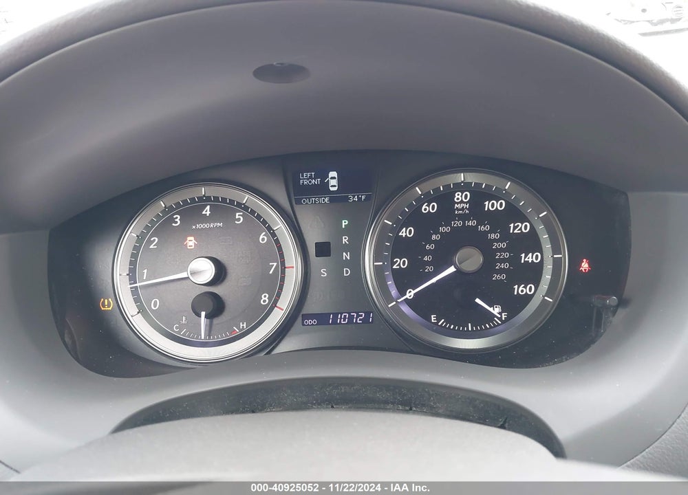 2012 LEXUS ES 350 VIN: JTHBK1EG8C2480049