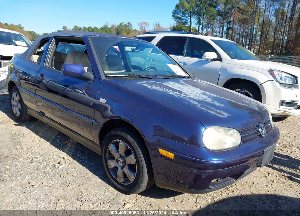 2002 VOLKSWAGEN CABRIO GLX VIN: 3VWDC21V12M807705