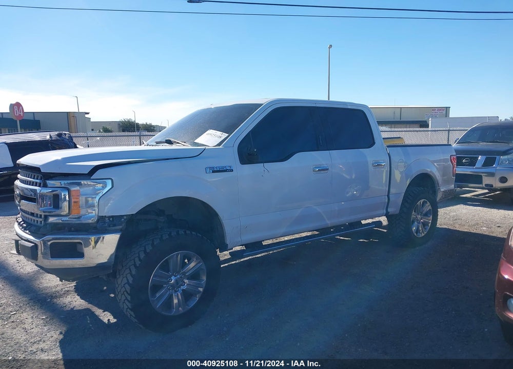 2018 FORD F-150 XLT VIN: 1FTEW1CP9JFB64817