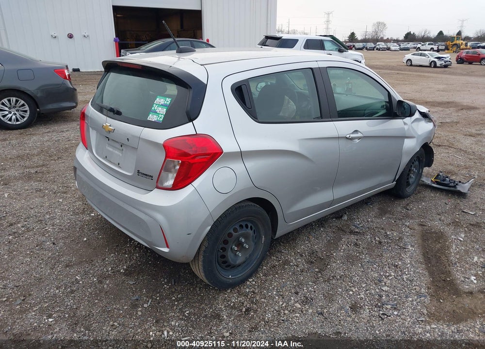 2022 CHEVROLET SPARK FWD LS AUTOMATIC VIN: KL8CB6SA7NC014671