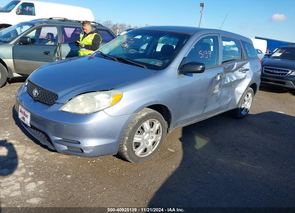 2004 TOYOTA MATRIX STANDARD VIN: 2T1KR32E14C292410