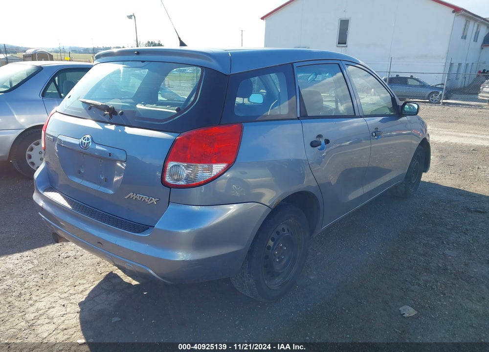 2004 TOYOTA MATRIX STANDARD VIN: 2T1KR32E14C292410