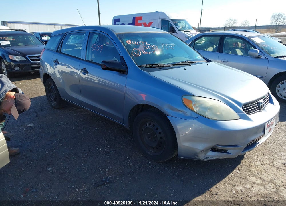 2004 TOYOTA MATRIX STANDARD VIN: 2T1KR32E14C292410