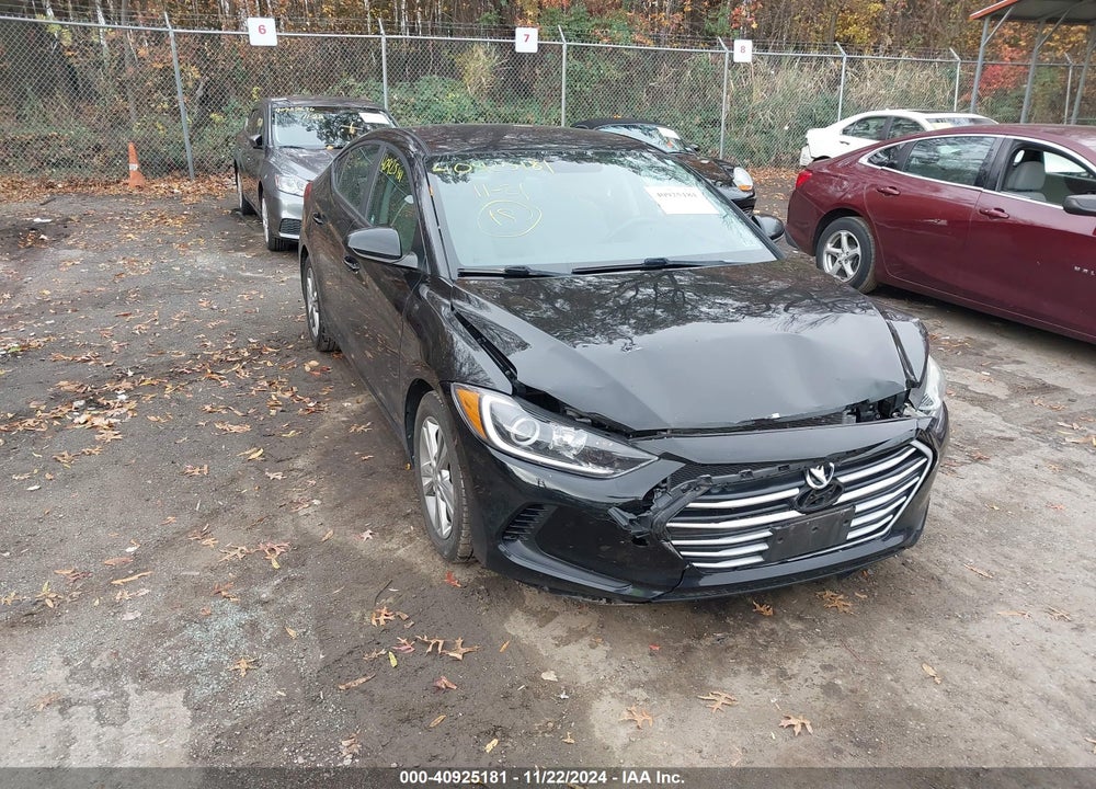 2017 HYUNDAI ELANTRA SE VIN: KMHD84LFXHU099637