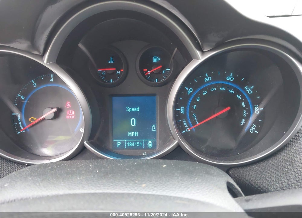 2011 CHEVROLET CRUZE 1LT VIN: 1G1PF5S92B7225433