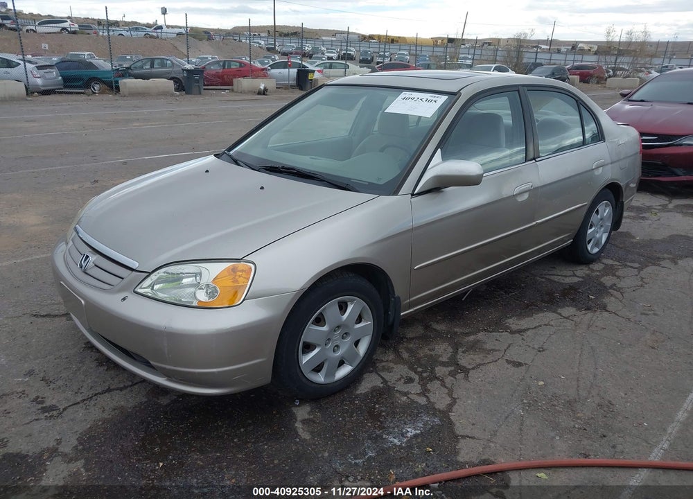 2001 HONDA CIVIC EX VIN: 2HGES26771H531713