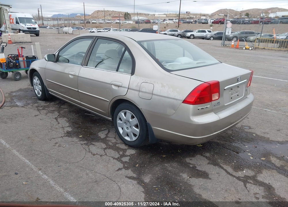 2001 HONDA CIVIC EX VIN: 2HGES26771H531713