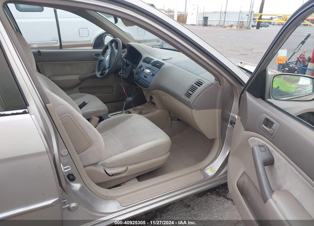2001 HONDA CIVIC EX VIN: 2HGES26771H531713