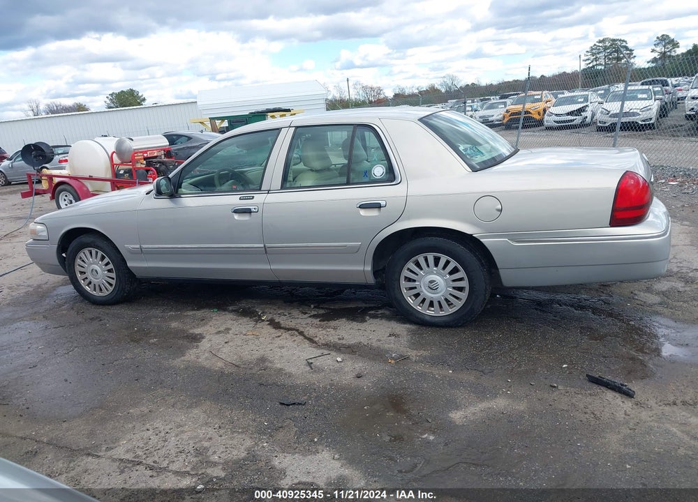 2007 MERCURY GRAND MARQUIS LS VIN: 2MEHM75VX7X606002