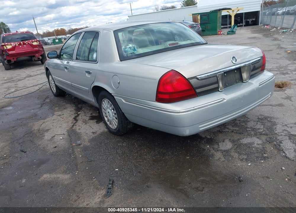 2007 MERCURY GRAND MARQUIS LS VIN: 2MEHM75VX7X606002