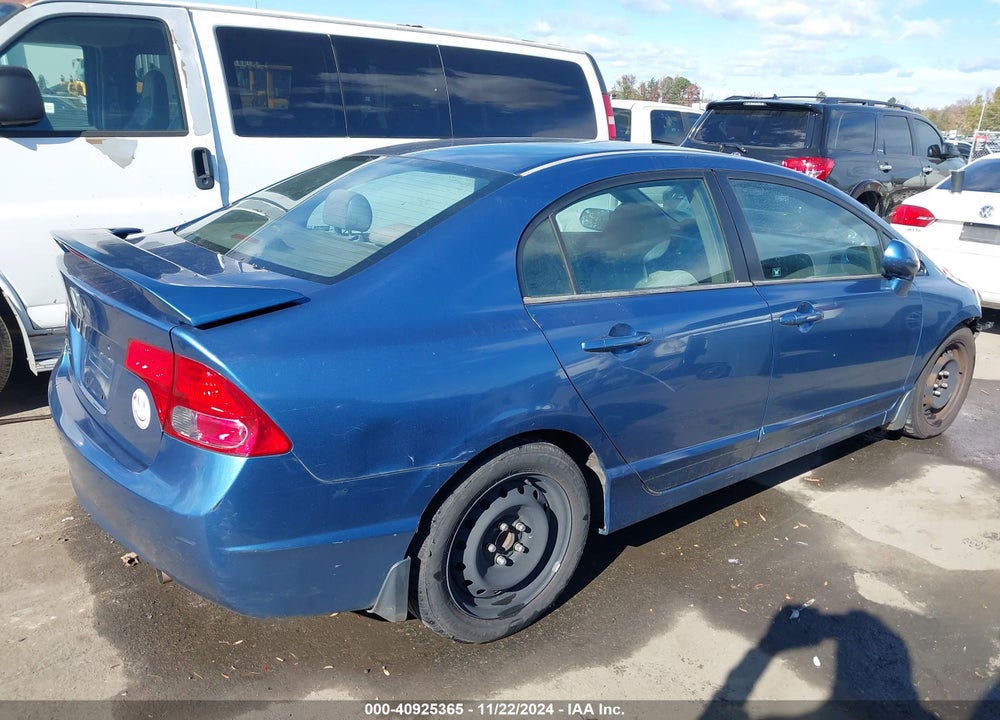 2006 HONDA CIVIC LX VIN: 1HGFA16536L028139