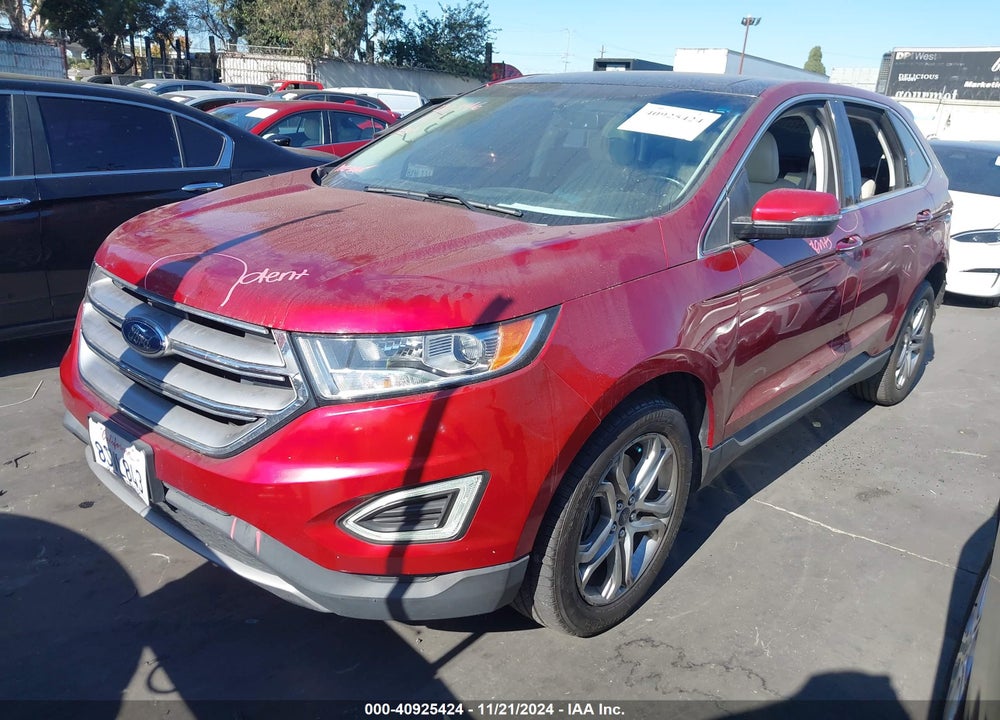 2016 FORD EDGE TITANIUM VIN: 2FMPK3K83GBB82780