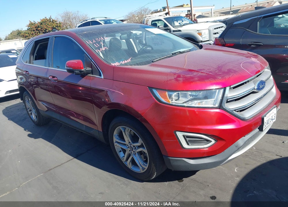 2016 FORD EDGE TITANIUM VIN: 2FMPK3K83GBB82780
